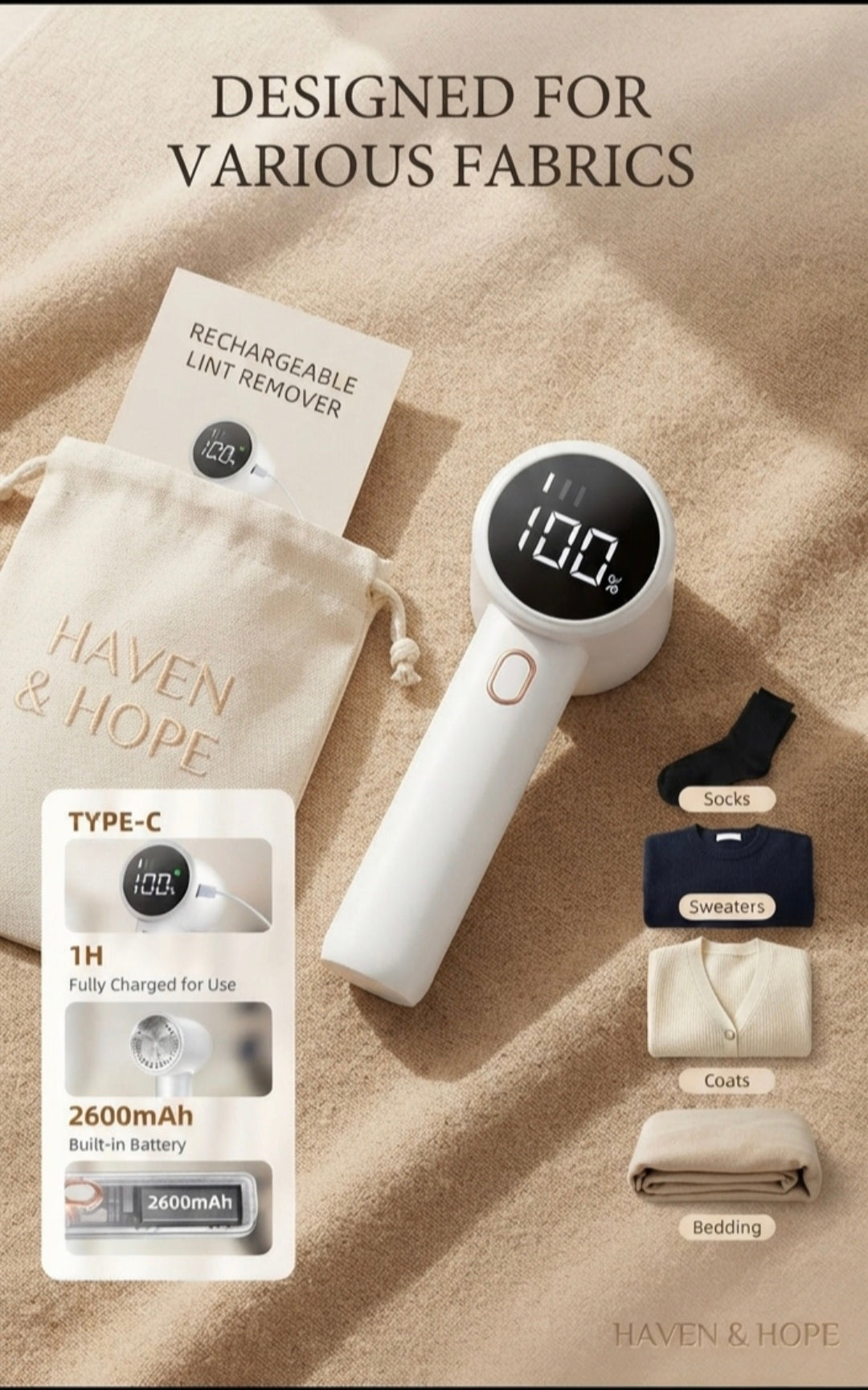 Rechargeable Lint Remover